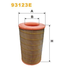 Фільтр повітряний ДАФ ХФ 95 DAF XF95 евро 3 1664524, 1353115, 505.0 мм WIX 93123E