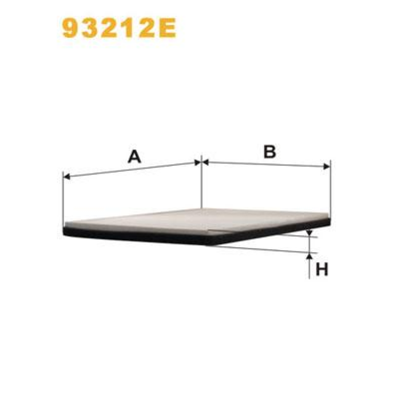 Фільтр салону ДАФ ХФ 95/ 105/ 106, DAF 95XF, XF106, XF105, XF95, 1322255, CU3132, 1658991, WIX 93212E