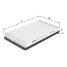 Фільтр салону ДАФ ЦФ 65/ 75 DAF 65CF 75CF 85CF CF65 CF75 CF85 CU 2534 1362124 Bosch 1987431169