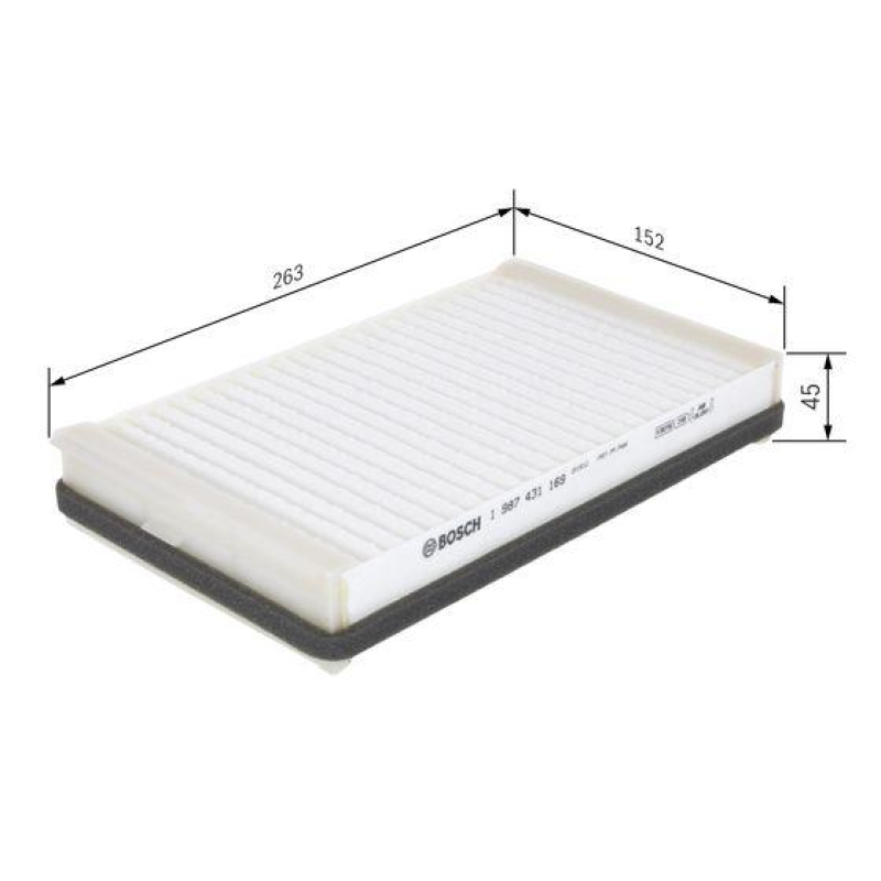 Фільтр салону ДАФ ЦФ 65/ 75 DAF 65CF 75CF 85CF CF65 CF75 CF85 CU 2534 1362124 Bosch 1987431169