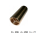 Втулка пальця вушка ресори бронзова MAN 81413040041, 30x36x77.5