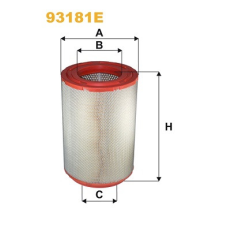 Фільтр повітряний двигуна SCANIA R 270 DC9 12/DC9 20 Euro3 06/04> 96468CNT SCANIA 1869988 WIX 93181E