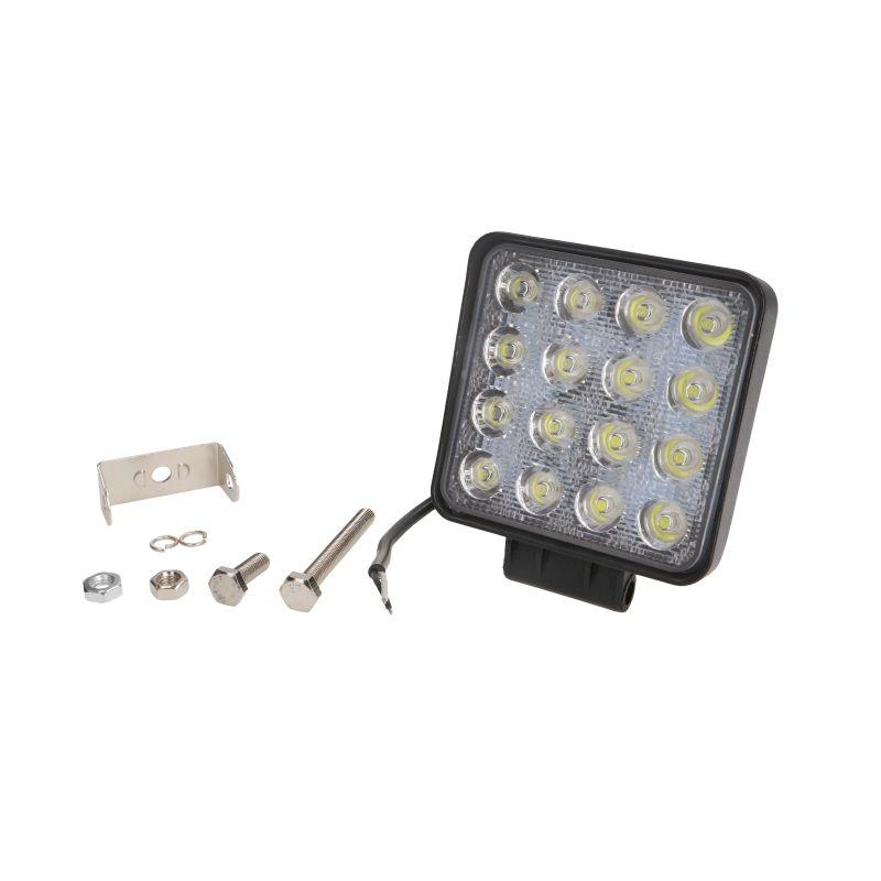 Фара додаткового світла 16 LED-порошок робочого світла 12/24/30V, 48W,