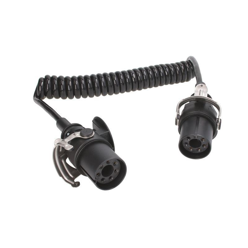 Спіральний кабель причепа АБС/ABS з текером 5 контактним 24 V 5 Pin