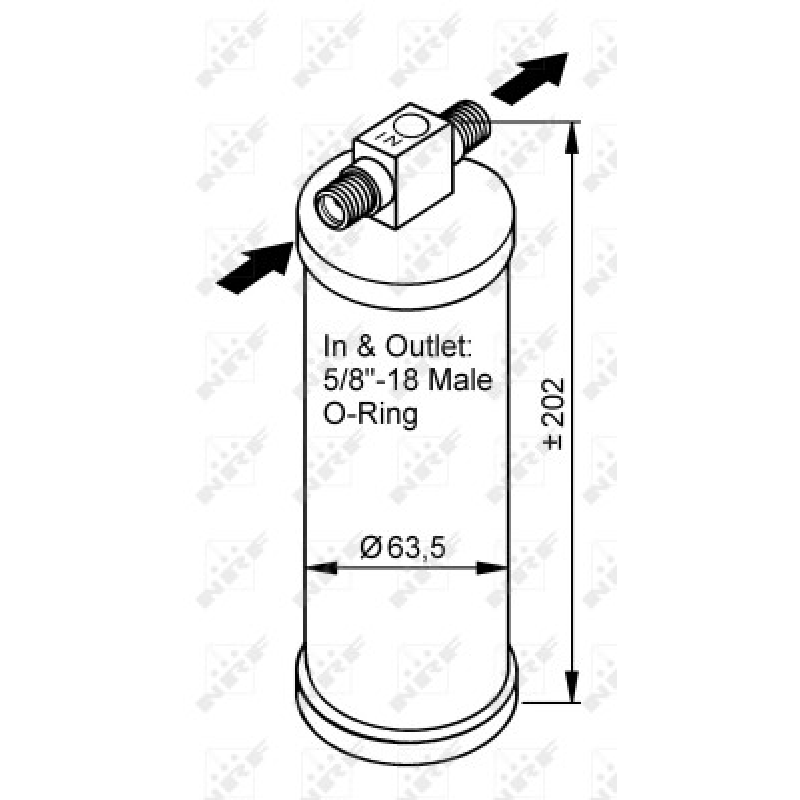 Осушувач кондиціонера Даф 95/ 105/ 3121464/ Ленд Ровер