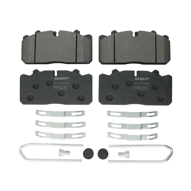 Гальмівні колодки ДАФ ЛФ Рено Мідлум DAF LF 45; IVECO EUROCARGO I-III, RVI D, MIDLUM 3.9D-7.7D