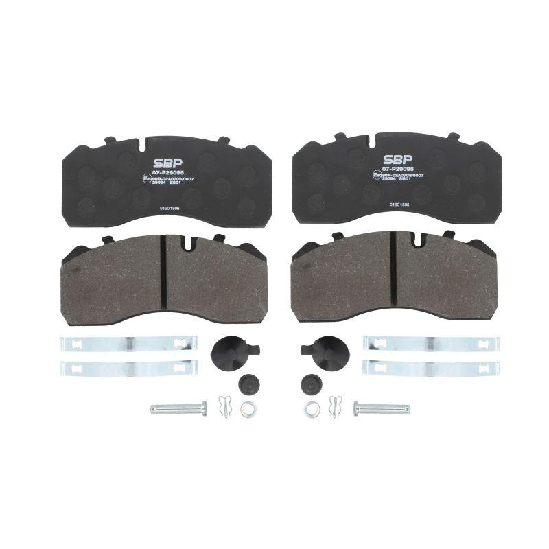 Гальмівні колодки Івеко Єврокарго Мерседес Атего Iveco Eurocargo I-III; Man M 2000 Mercedes Atego Knorr SB/SN6