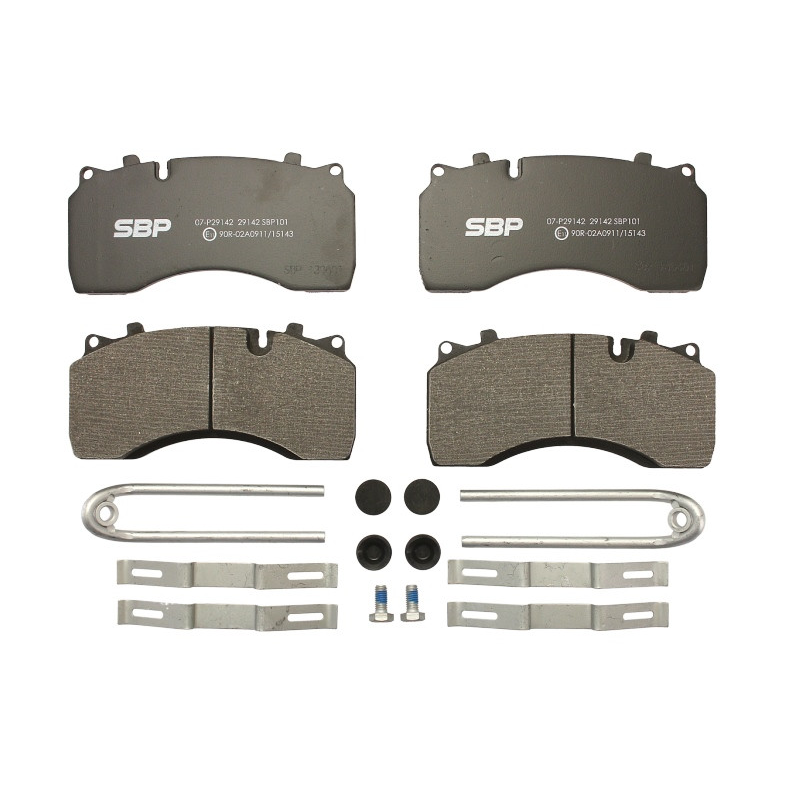 Гальмівні колодки ДАФ ЛФ 55 Рено Мідлум DAF LF 55 Renault 3.9D/5.9D/6.2D 01.00 1440504 5001855902 WVA 29142