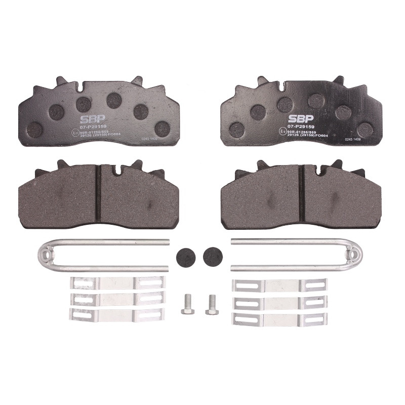 Гальмівні колодки ДАФ ЦФ ЛФ 55 SAF DAF CF LF 55 10.8-Electric 01.01- 1628064 5001863324 12182192 WVA 29159